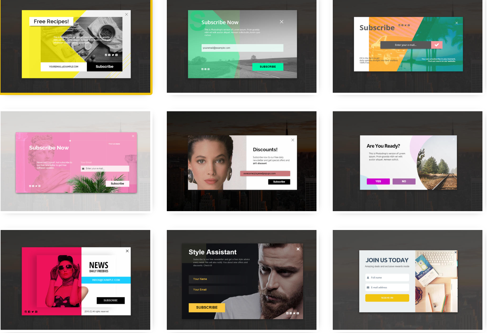 wordpress弹框插件，市场上最强大的弹出式系统：Green Popups